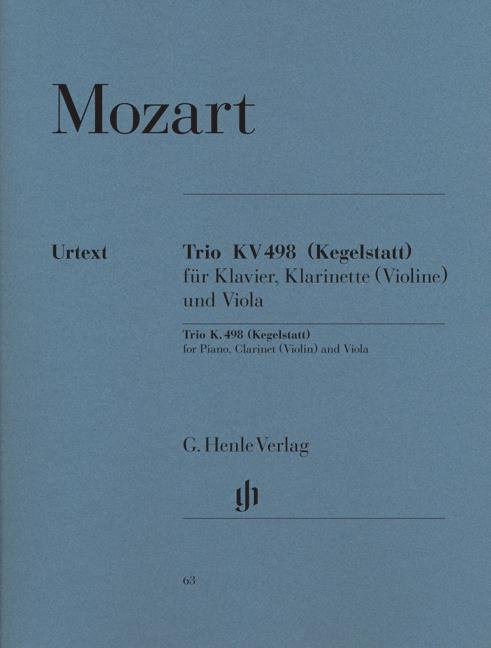 Mozart: Trio in Eb - Kl+Va+Pi