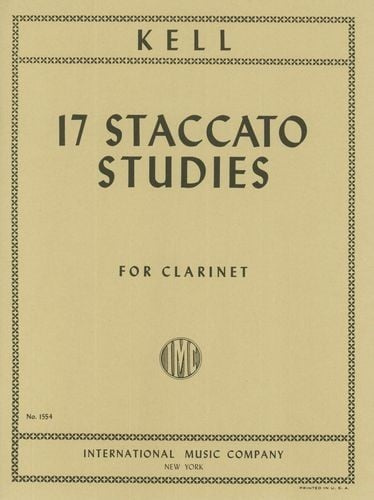 Kell: 17 Staccato studies for Clarinet