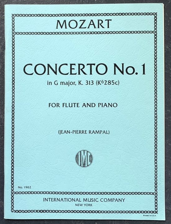 Mozart: Konsert G KV 313 för flöjt