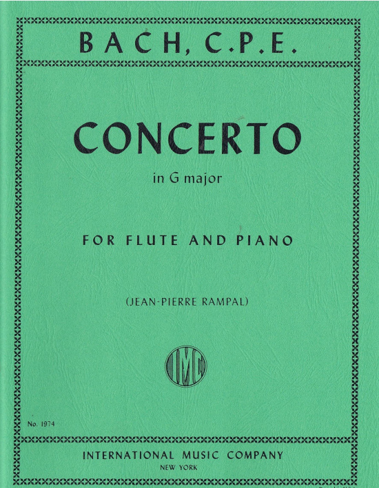 Bach  CPE: Konsert G-dur /Fl+pi