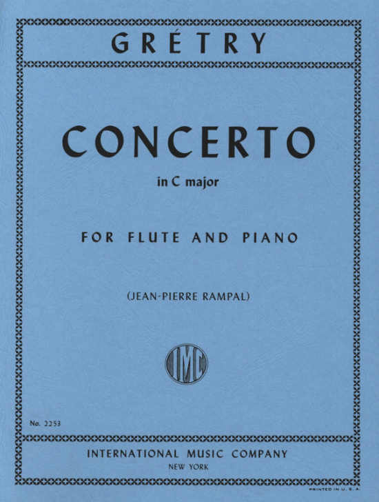 Gretry: Concerto in C Major för flöjt och piano