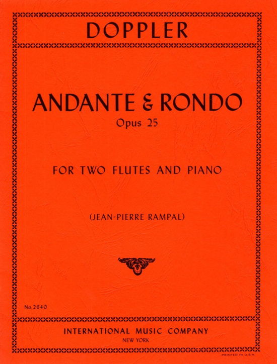Doppler: Andante & Rondo Op 25 (Rampal) /2fl+p