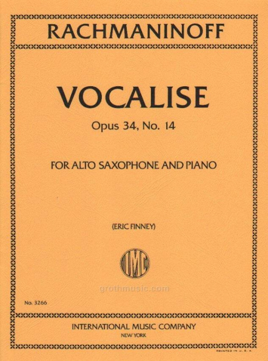 Rachmaninoff: Vocalise för altsaxofon