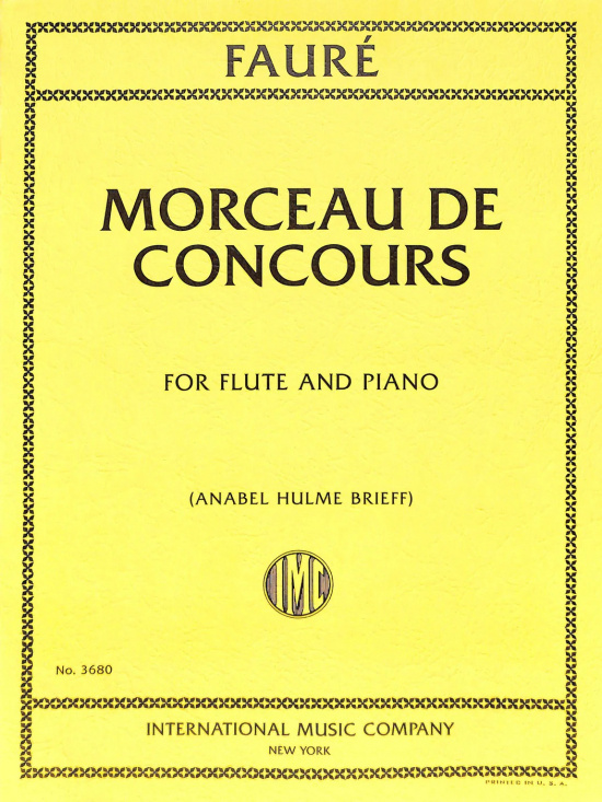 Fauré: Morceau de Concours Flöjt och piano