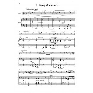 Peterson-Berger: Frösöblomster för flöjt och piano