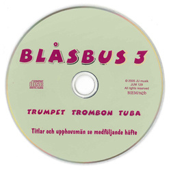 CD till Blåsbus 3 Trumpet, trombon och tuba