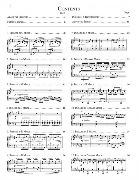 Chopin Twenty-Four Preludes - Opus 28