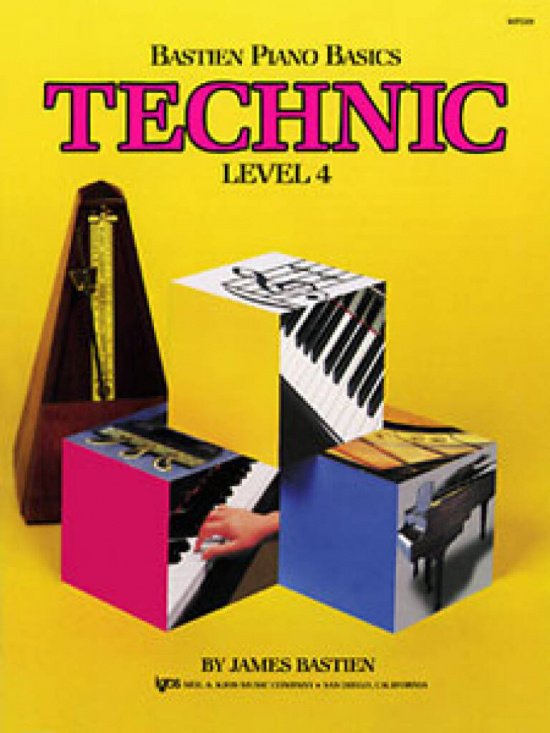 Bastien Piano Basics Technic Level 4 (engelsk)