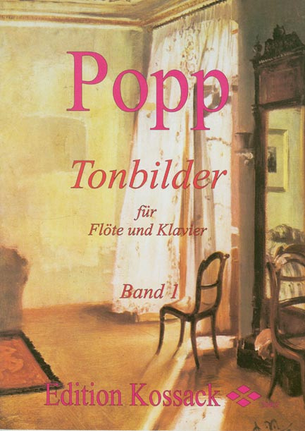 Popp: Tonbilder Band 1 Flöjt och piano