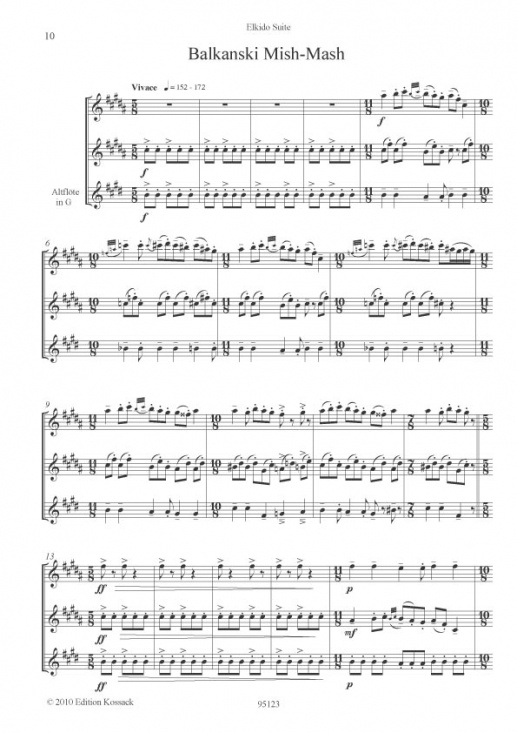 Floee: Elkido-Suite för flöjttrio