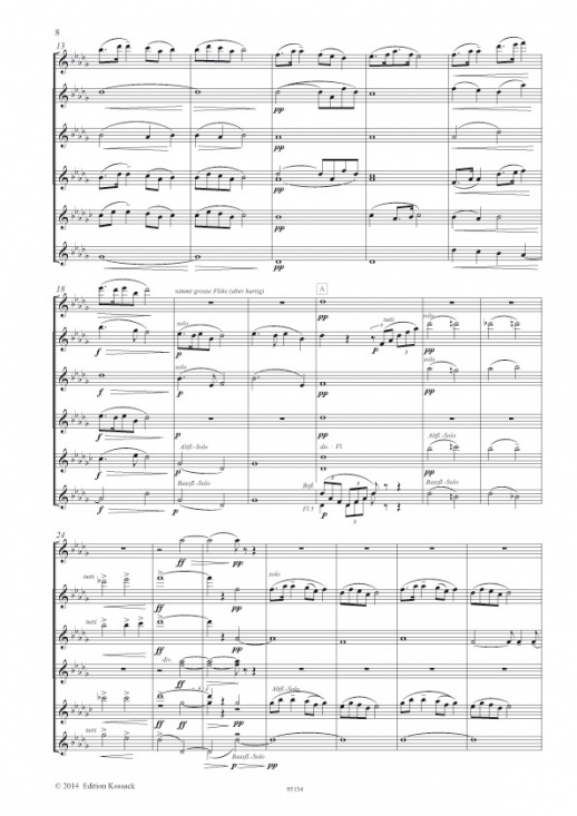 Dvorak: Largo ur Symfoni nr 9 e-moll Från nya världen för flöjtensemble