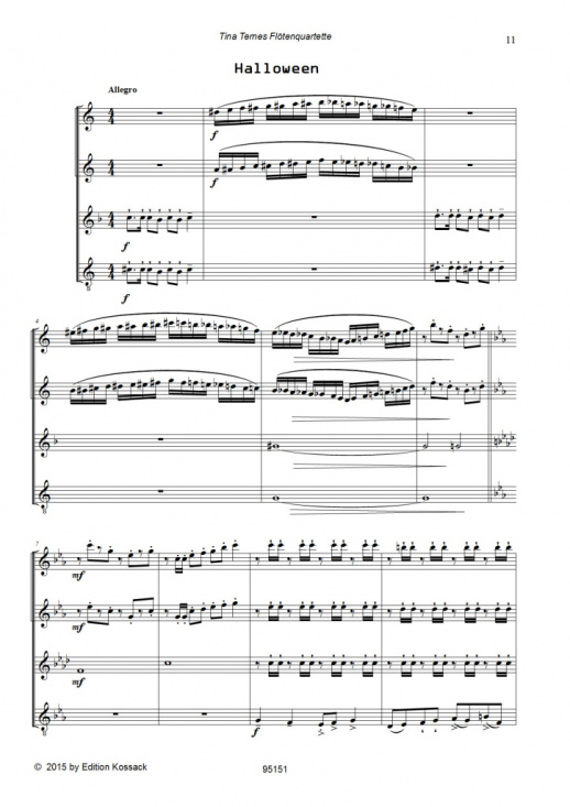 Tina Ternes: Flötenquartette