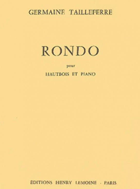 Tailleferre: Rondo pour hautbois et piano