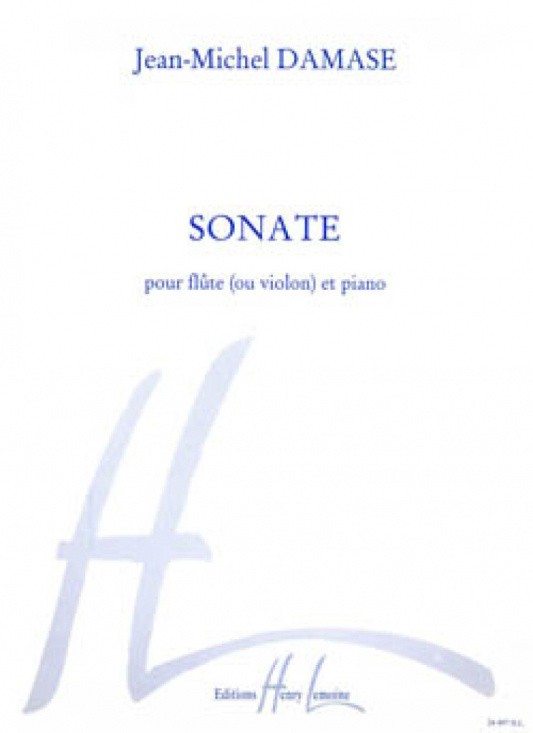 Damase: Sonate pour flûte (ou violon) et piano Fl+pi