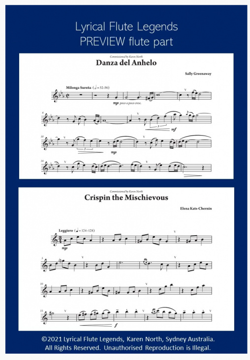 Lyrical Flute Legends 20 Works for flute and piano