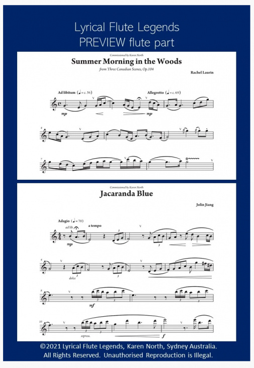 Lyrical Flute Legends 20 Works for flute and piano