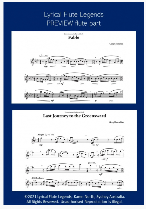 Lyrical Flute Legends 20 Works for flute and piano