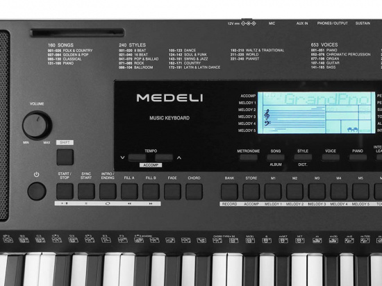Keyboard Medeli Millenium M361