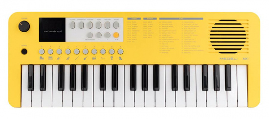 Keyboard Medeli med 32 minitangenter Gult