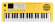 Keyboard Medeli med 32 minitangenter Gult Keyboard Medeli med 32 minitangenter Gult