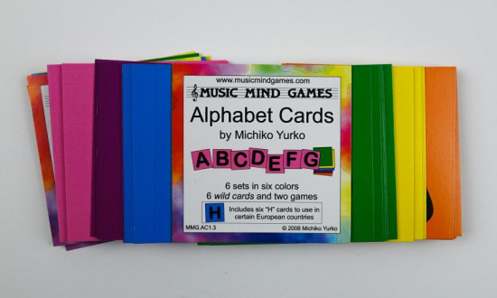 Music Mind Games Alphabet Cards