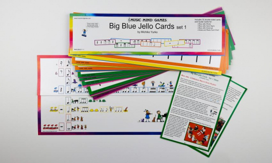 Music Mind Games Big Blue Jello Cards Set 1 