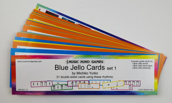 Music Mind Games Blue Jello Cards Set 1