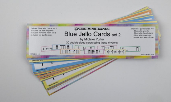 Music Mind Games Blue Jello Cards Set 2