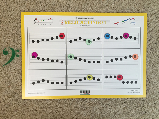 Music Mind Games Melodic Bingo Cards