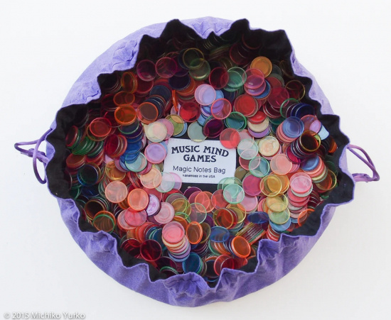 Music Mind Games Magic Notes Bag