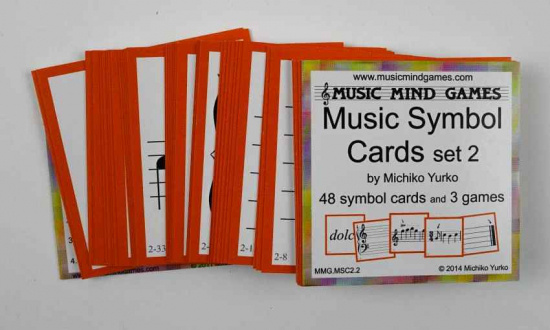 Music Mind Games Music Symbol Cards Set 2