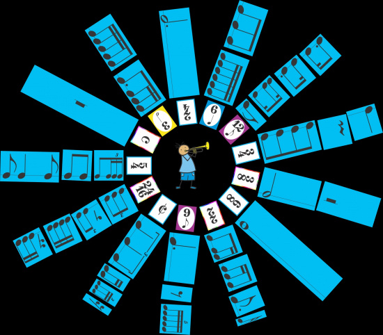 Music Mind Games Real Rhythm Cards Set 