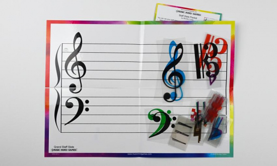 Music Mind Games Folding Staff Slate