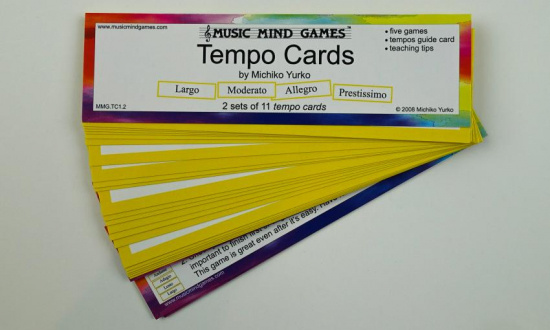Music Mind Games Tempo cards