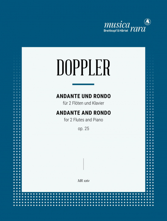Doppler: Andante & Rondo för två flöjter och piano