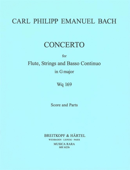 Bach CPE: Konsert G-dur Wq 169 /P+St