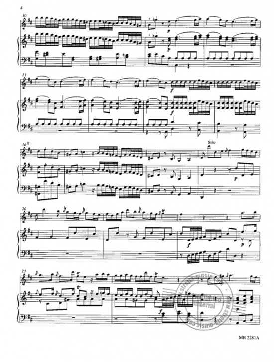 Bach CPE: Konsert D-dur Wq 13 flöjt och piano