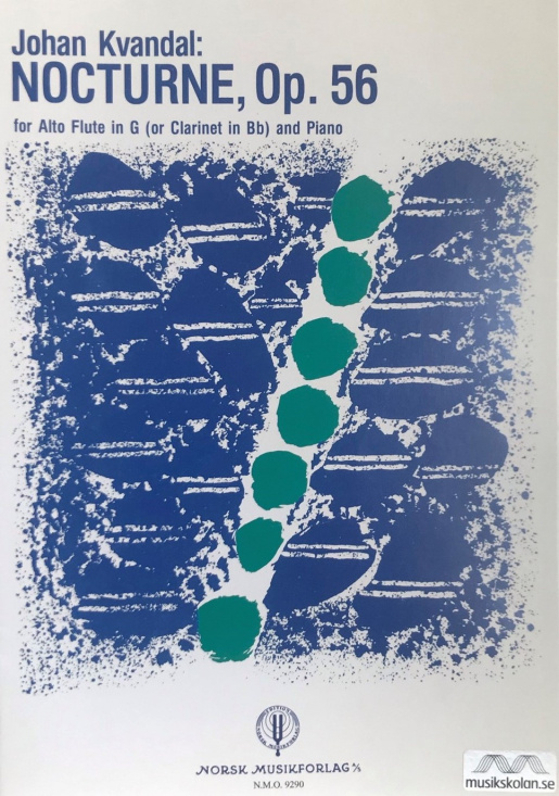 Kvandal: Nocturne Op.56 /Altfl + pi