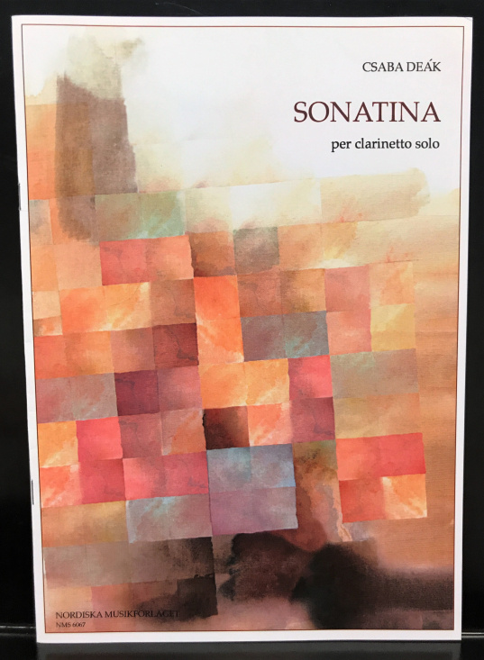Deak: Sonatina For Clarinet Solo