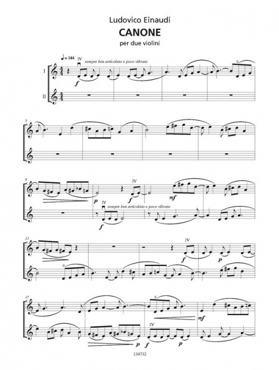 Canone per due violini