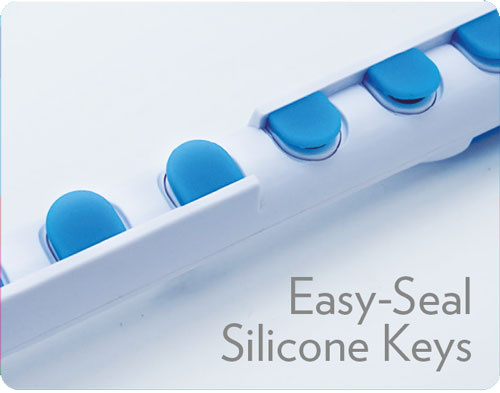 Blockflöjt sopran Nuvo Recorder+ svart-grön Barockgrepp