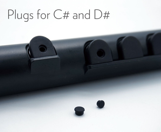 Flöjt TooT 2.0 Nuvo Svart-blå