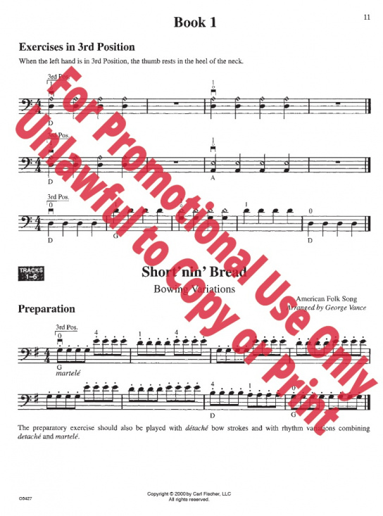  Progressive Repertoire for the Double Bass Volume 1