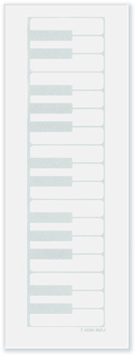 Block avlångt med klaviatur