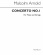 Arnold: Flute Concerto for Flute and strings op 45 /Fl+Pi