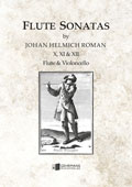 Roman: Flöjtsonater 10, 11 och 12 Flöjt och basso continuo
