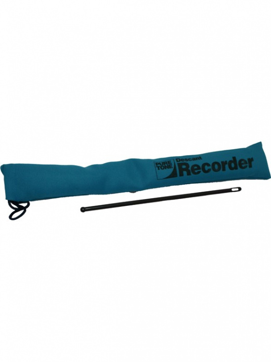 Blockflöjt sopran PureTone genomskinligt blå