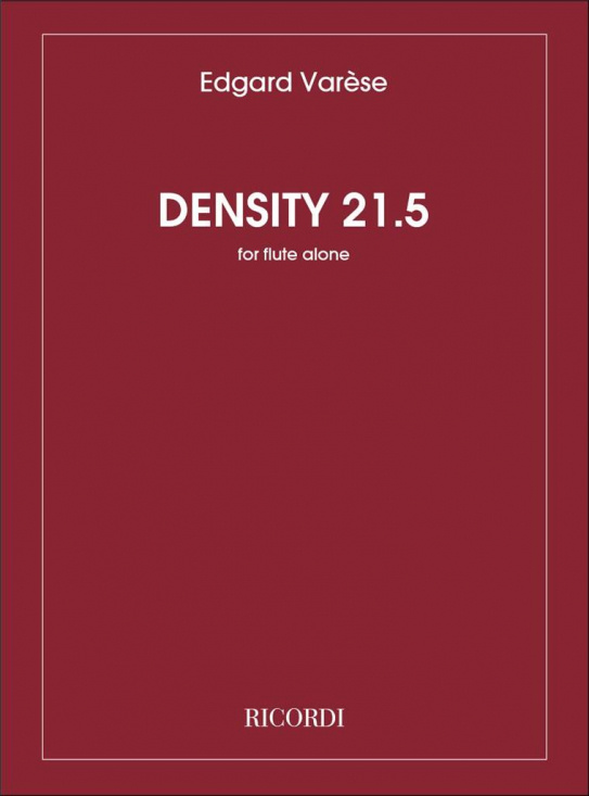Varèse: Density 21.5  soloflöjt