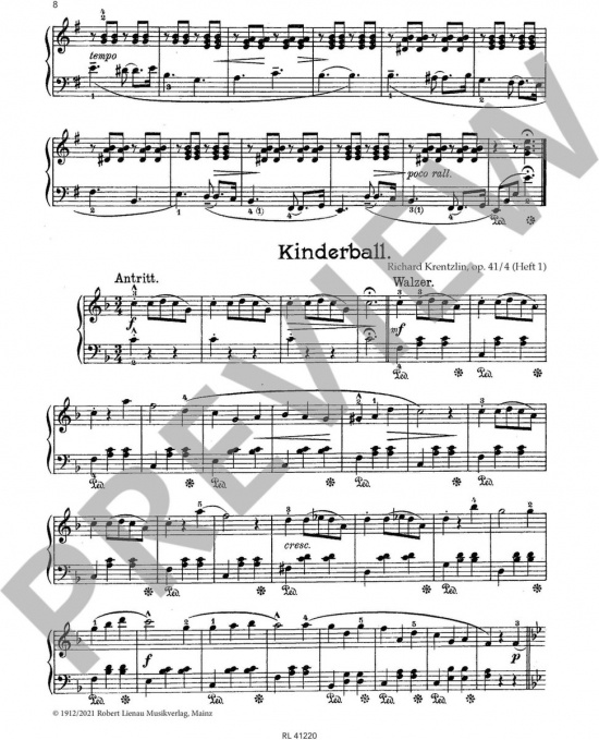 Krentzlin: Der junge Pianist - Das Spielbuch