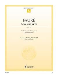Fauré: Après un rêve op. 7/1 för flöjt och piano